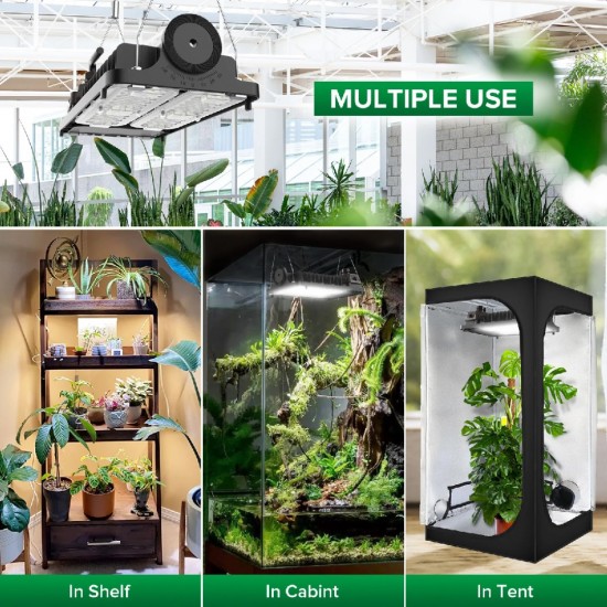 SANSI 100W Dimmable LED Grow Light Full Spectrum And Sunlight Grow Light Lamp For Indoor Garden Houseplants/Greenhouse SANSI 100W Dimmable LED Grow Light Full Spectrum And Sunlight Grow Light Lamp For Indoor Garden Houseplants/Greenhouse