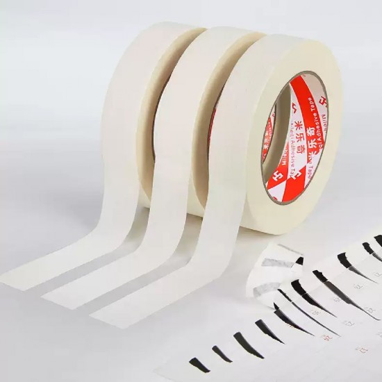 Mileqi Paper Masking Tape High Viscosity Decorative Tape 15MM, 20MM, 30MM, 50MM, 80MM, 100MM (W) x 20M (L) Mileqi Paper Masking Tape High Viscosity Decorative Tape 15MM, 20MM, 30MM, 50MM, 80MM, 100MM (W) x 20M (L)