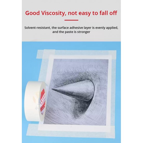Mileqi Paper Masking Tape High Viscosity Decorative Tape 15MM, 20MM, 30MM, 50MM, 80MM, 100MM (W) x 20M (L) Mileqi Paper Masking Tape High Viscosity Decorative Tape 15MM, 20MM, 30MM, 50MM, 80MM, 100MM (W) x 20M (L)