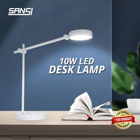 SANSI 10W LED Desk Lamp Touch Control With 4 Colour Temperature & 6 Brightness Levels SANSI 10W LED Desk Lamp Touch Control With 4 Colour Temperature & 6 Brightness Levels