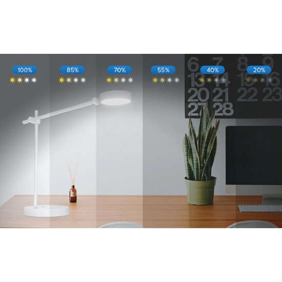 SANSI 10W LED Desk Lamp Touch Control With 4 Colour Temperature & 6 Brightness Levels SANSI 10W LED Desk Lamp Touch Control With 4 Colour Temperature & 6 Brightness Levels