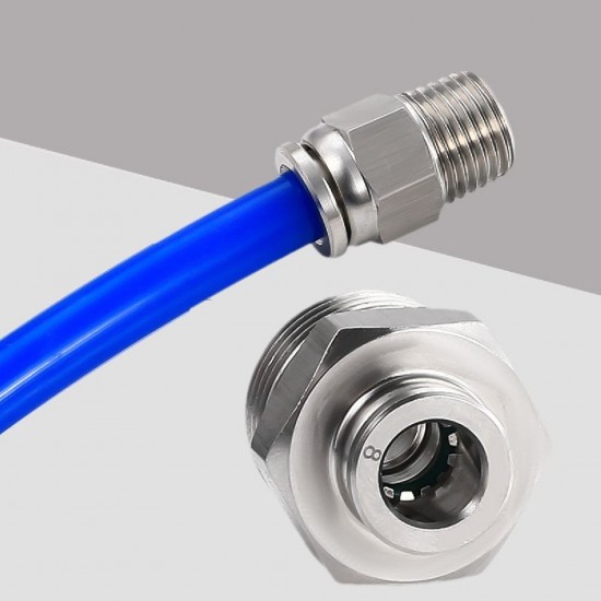 Home Store PC10-03 Pneumatic Male Threaded Fitting 10.0MM x 3/8'' (SUS304 Stainless Steel)