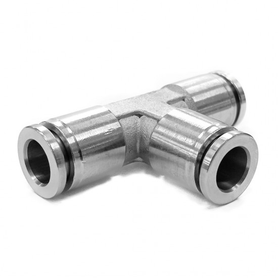 Home Store PE10 Pneumatic Tee Shape Fitting 10.0MM (SUS304 Stainless Steel)