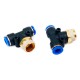 Home Store PB10-04 Pneumatic Tee Male Threaded Fitting 10.0MM x 1/2'' (Plastic) Home Store PB10-04 Pneumatic Tee Male Threaded Fitting 10.0MM x 1/2'' (Plastic)