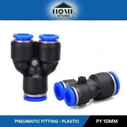 Home Store PY10 Pneumatic Y Shape Fitting 10.0MM (Plastic)