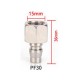Home Store PF30 Pneumatic Male Coupler + Female Threaded Connector Fitting 3/8" Home Store PF30 Pneumatic Male Coupler + Female Threaded Connector Fitting 3/8"
