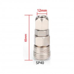 Home Store SP40 Pneumatic Female Coupler + Hose Connector Fitting 1/2'' Home Store SP40 Pneumatic Female Coupler + Hose Connector Fitting 1/2''