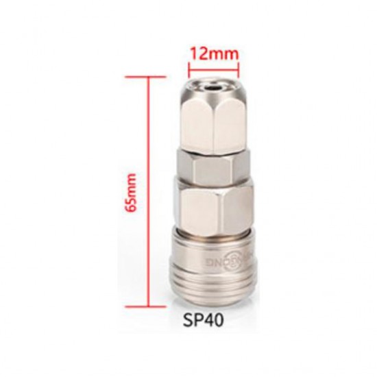 Home Store SP40 Pneumatic Female Coupler + Hose Connector Fitting 1/2'' Home Store SP40 Pneumatic Female Coupler + Hose Connector Fitting 1/2''