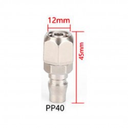 Home Store PP40 Pneumatic Male Coupler + Hose Connector Fitting 1/2'' Home Store PP40 Pneumatic Male Coupler + Hose Connector Fitting 1/2''