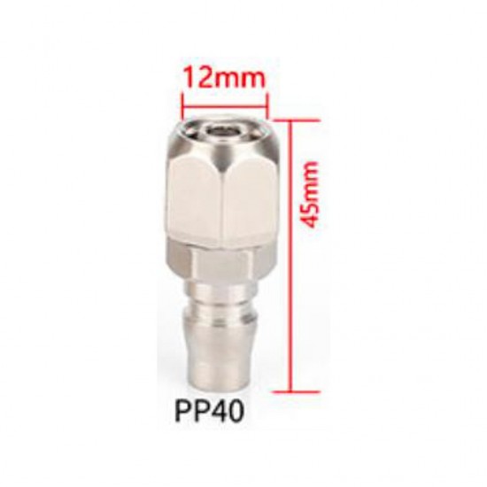 Home Store PP40 Pneumatic Male Coupler + Hose Connector Fitting 1/2'' Home Store PP40 Pneumatic Male Coupler + Hose Connector Fitting 1/2''