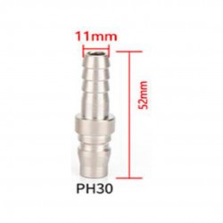 Home Store PH30 Pneumatic Male Coupler + Single Barb Tail Connector Fitting 3/8'' Home Store PH30 Pneumatic Male Coupler + Single Barb Tail Connector Fitting 3/8''