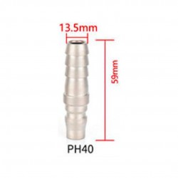 Home Store PH40 Pneumatic Male Coupler + Single Barb Tail Connector Fitting 1/2'' Home Store PH40 Pneumatic Male Coupler + Single Barb Tail Connector Fitting 1/2''