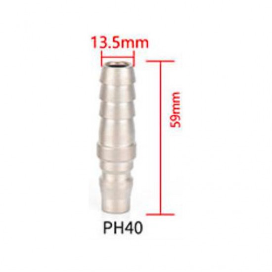 Home Store PH40 Pneumatic Male Coupler + Single Barb Tail Connector Fitting 1/2'' Home Store PH40 Pneumatic Male Coupler + Single Barb Tail Connector Fitting 1/2''