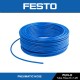 Festo PUN-H Series PU Pneumatic Air Tube Hose Air Compressor Tube 8MM (OD) x 5.5MM (ID) x 1.25MM (T) x 50M (L) - Blue