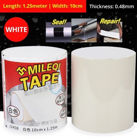 Mileqi PVC Waterproof Tape Strong Leakproof Repair Tape Mileqi PVC Waterproof Tape Strong Leakproof Repair Tape