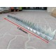 [Type 3] Home Store Galvanised Security Wall Fencing Spikes 1.25M (L) x 80MM (W) x 75MM (H) x 2MM (T)