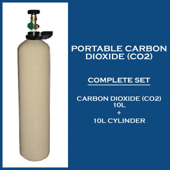 Gas 10L Seamless Steel Cylinder With Carbon Dioxide 10L