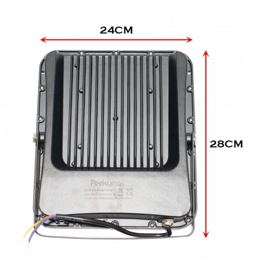 Perkunas 100W LED Flood Light 6500K Daylight 