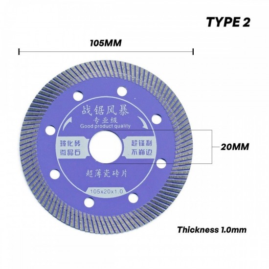 Home Store 4'' Diamond Cutting Wheel Blade For Concrete, Brick, Granite, Paver, Roof Tile Home Store 4'' Diamond Cutting Wheel Blade For Concrete, Brick, Granite, Paver, Roof Tile