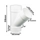 Bina Plastic UPVC Fittings 45° Y-Branch (Y-Tee) 6" 160MM Bina Plastic UPVC Fittings 45° Y-Branch (Y-Tee) 6" 160MM