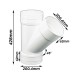 Bina Plastic UPVC Fittings 45° Y-Branch (Y-Tee) 8" 200MM Bina Plastic UPVC Fittings 45° Y-Branch (Y-Tee) 8" 200MM