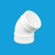Bina Plastic UPVC Fittings 45° Plain Bend 3" 82MM Bina Plastic UPVC Fittings 45° Plain Bend 3" 82MM