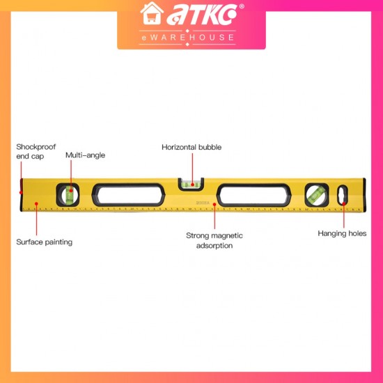 Quanwei 2006A High Precision Aluminium Magnetic Spirit Level 12"/24"/32"/40" Quanwei 2006A High Precision Aluminium Magnetic Spirit Level 12"/24"/32"/40"
