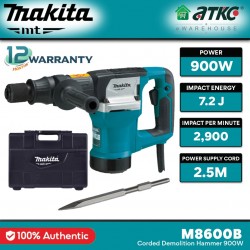 Makita M8600B Demolition Hammer 17MM (11/16") 900W