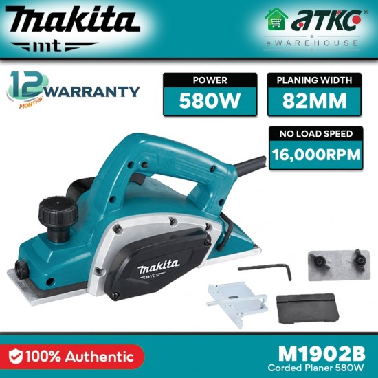 Makita M1902B Planer 82MM 580W Makita M1902B Planer 82MM 580W