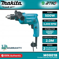Makita M0801B Hammer Drill 16MM (5/8") 500W