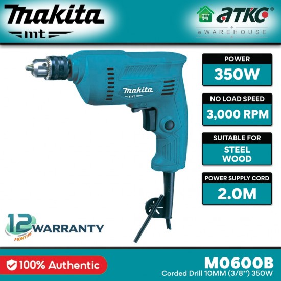Makita M0600B Drill 10MM (3/8'') 350W Makita M0600B Drill 10MM (3/8'') 350W