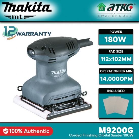 Makita M9200G Orbital Sander 180W Makita M9200G Orbital Sander 180W