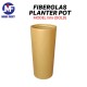 Mui Fatt 1515 Fiberglass Planter Pot 410MM (Top) x 300MM (Base) x 760MM (H) - Gold Mui Fatt 1515 Fiberglass Planter Pot 410MM (Top) x 300MM (Base) x 760MM (H) - Gold