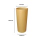 Mui Fatt 1515 Fiberglass Planter Pot 410MM (Top) x 300MM (Base) x 760MM (H) - Gold Mui Fatt 1515 Fiberglass Planter Pot 410MM (Top) x 300MM (Base) x 760MM (H) - Gold