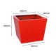 Mui Fatt Tall Square XS Fiberglass Planter Pot 430MM (Top) x 340MM (Base) x 330MM (H) - Red Mui Fatt Tall Square XS Fiberglass Planter Pot 430MM (Top) x 340MM (Base) x 330MM (H) - Red
