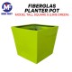 Mui Fatt Tall Square S Fiberglass Planter Pot 435MM (Top) x 370MM (Base) x 450MM (H) - Lime Green Mui Fatt Tall Square S Fiberglass Planter Pot 435MM (Top) x 370MM (Base) x 450MM (H) - Lime Green