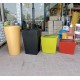 Mui Fatt Tall Square M Fiberglass Planter Pot 430MM (Top) x 340MM (Base) x 655MM (H) - Matt Black Mui Fatt Tall Square M Fiberglass Planter Pot 430MM (Top) x 340MM (Base) x 655MM (H) - Matt Black