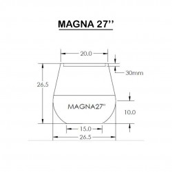 Mui Fatt Magna Series Fiberglass Planter Pot 27''/ 36''/ 42'' Mui Fatt Magna Series Fiberglass Planter Pot 27''/ 36''/ 42''