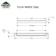 Home Store MC1824 Precast Concrete Manhole Cover With Reinforcement Steel Bars & Fibre Strands 25'' (L) x 19'' (W) x 2'' (T) Home Store MC1824 Precast Concrete Manhole Cover With Reinforcement Steel Bars & Fibre Strands 25'' (L) x 19'' (W) x 2'' (T)