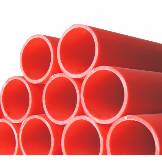 HDPE Solid Cable Protection Pipe PE100 PN10 6" 160MM (D) x 6.0M (L) Open Cut (RED) (NON-SIRIM) HDPE Solid Cable Protection Pipe PE100 PN10 6" 160MM (D) x 6.0M (L) Open Cut (RED) (NON-SIRIM)