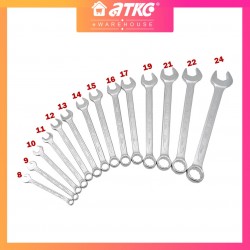Rockey Combination Spanner Set Forged Steel 14PCS 8MM-24MM