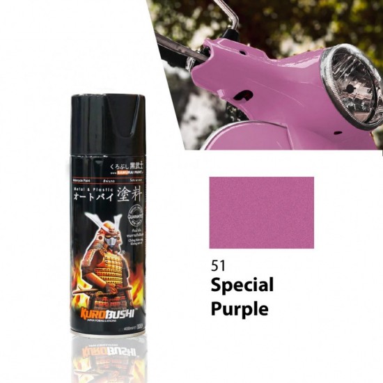 Samurai Paint Metallic Colour 51 Special Purple 400ML