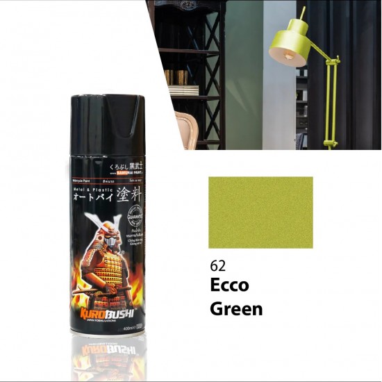 Samurai Paint Metallic Colour 62 Ecco Green 400ML