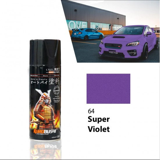 Samurai Paint Metallic Colour 64 Super Violet 400ML