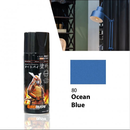 Samurai Paint Metallic Colour  80 Ocean Blue 400ML