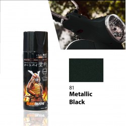 Samurai Paint Metallic Colour 81 Metallic Black 400ML