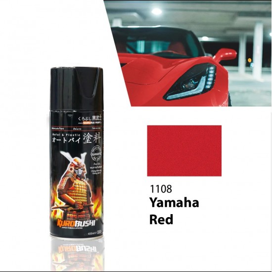 Samurai Paint Metallic Colour 1108 Yamaha Red 400ML