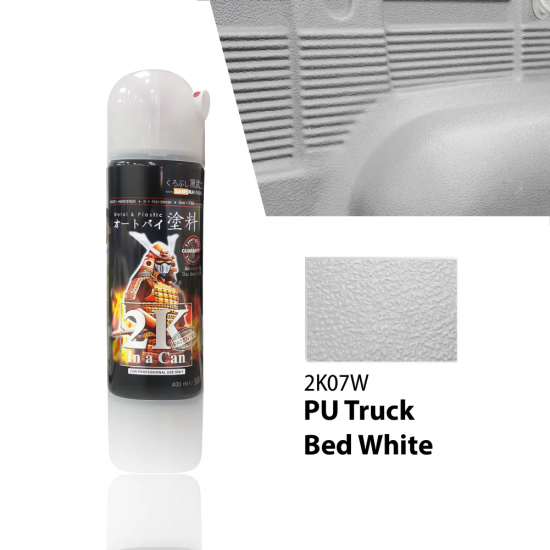 Samurai Paint 2K Coat 2K07W PU Truck Bed White 400ML