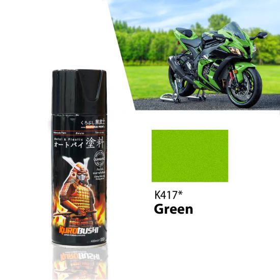 Samurai Paint Kawasaki Colour K417 Green 400ML