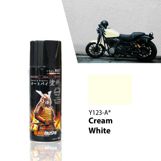 Samurai Paint Yamaha Colour Y123-A Creamy White 400ML